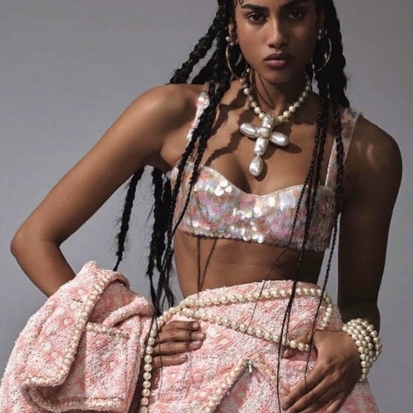 Iconic Chanel Vintage Spring 1995 Pink 95P Bra Top - Picture 4 of 14